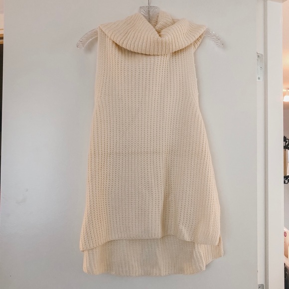 Brand New Never Worn Cream Cowl Neck Sweater - Picture 4 of 4